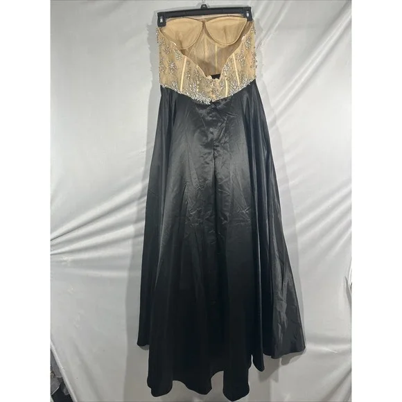 NWT $898 MAC DUGGAL [ 12 ]‎ 20701 Strapless Embellished Bustier Ball Gown S1851